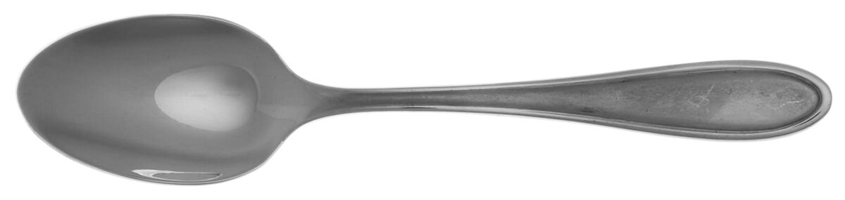 Gourmet Frosted (Stainless) Place/Oval Soup Spoon by Hampton Silversmiths-1