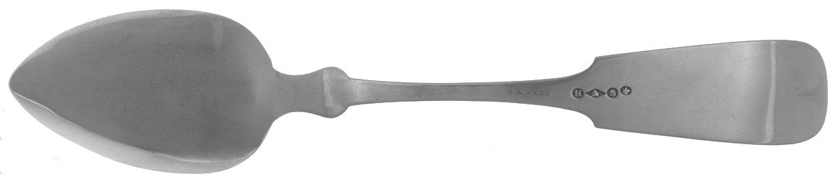 Coin Silver Flatware Dessert/Oval Soup Spoon by Hotchkiss & Schreuder-2