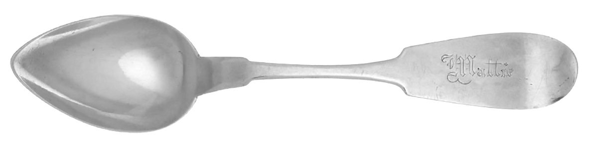 Coin Silver Flatware Teaspoon by Hotchkiss & Schreuder-1
