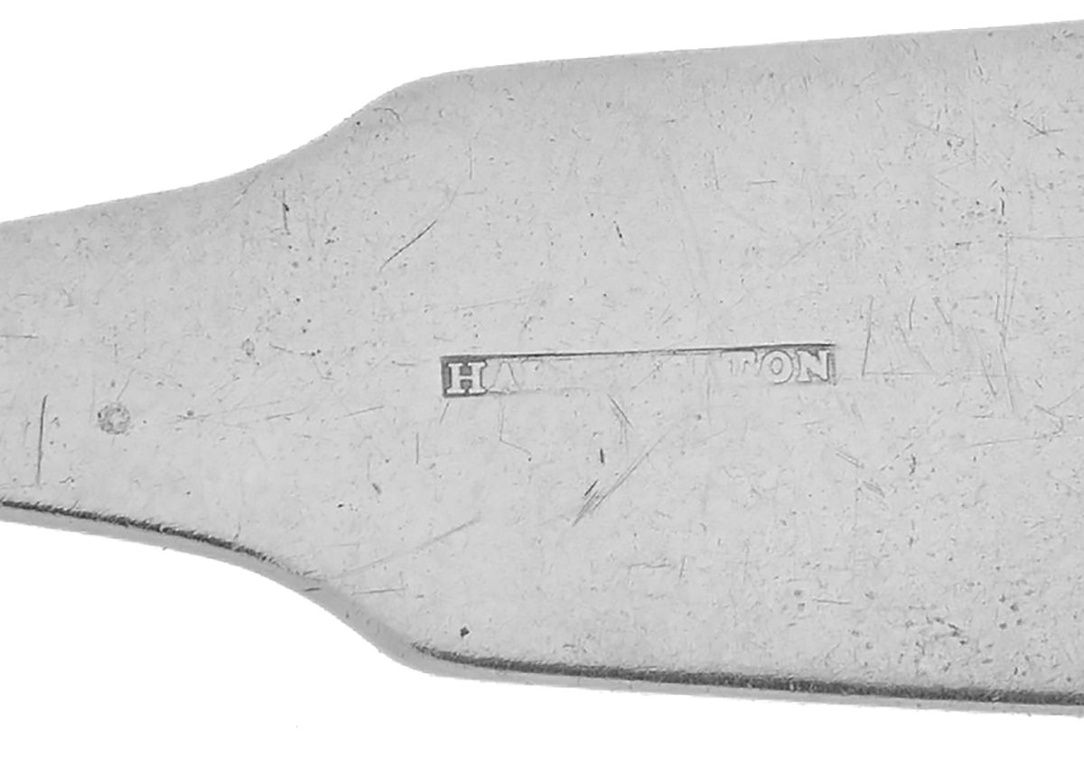 Coin Silver Flatware Tablespoon (Serving Spoon) by Hall & Elton-3