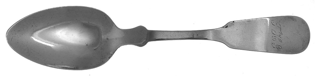 Coin Silver Flatware Teaspoon by Hall & Elton-1