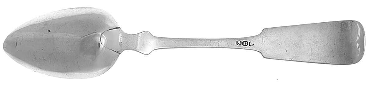 Coin Silver Flatware Teaspoon by Hall & Hewson-2
