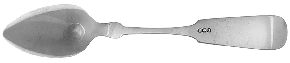 Coin Silver Flatware Teaspoon by Hall,Hewson &Brower-2