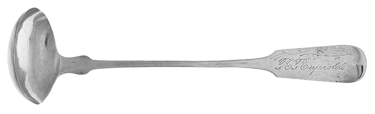 Coin Silver Flatware Solid Piece Cream Ladle by Hall,Hewson &Brower-1