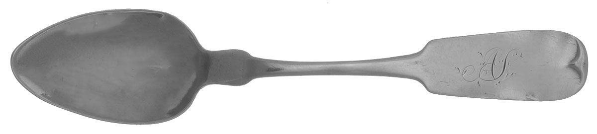 Coin Silver Flatware Teaspoon by Henry Hebbard-1