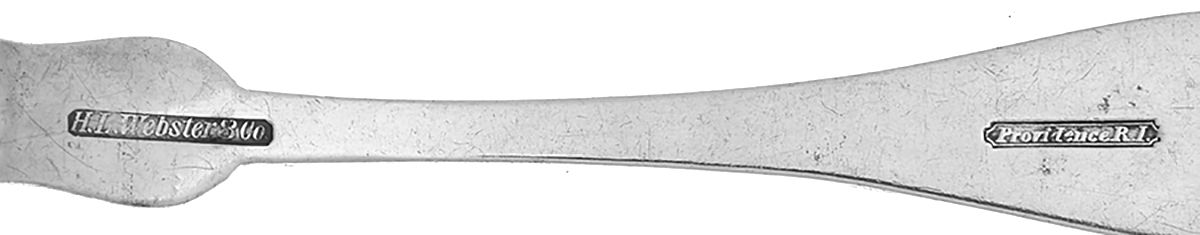 Coin Silver Flatware Tablespoon (Serving Spoon) by Henry L. Webster & Co-3
