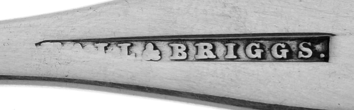 Coin Silver Flatware Teaspoon by Hall and Briggs-3