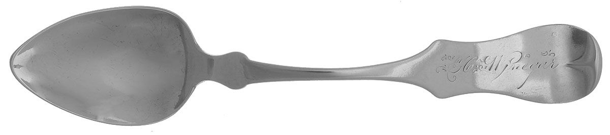 Coin Silver Flatware Teaspoon by B.C. Hoff-1