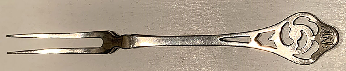 HKE1 (Sterling) Lemon Fork by George A Henckel-1