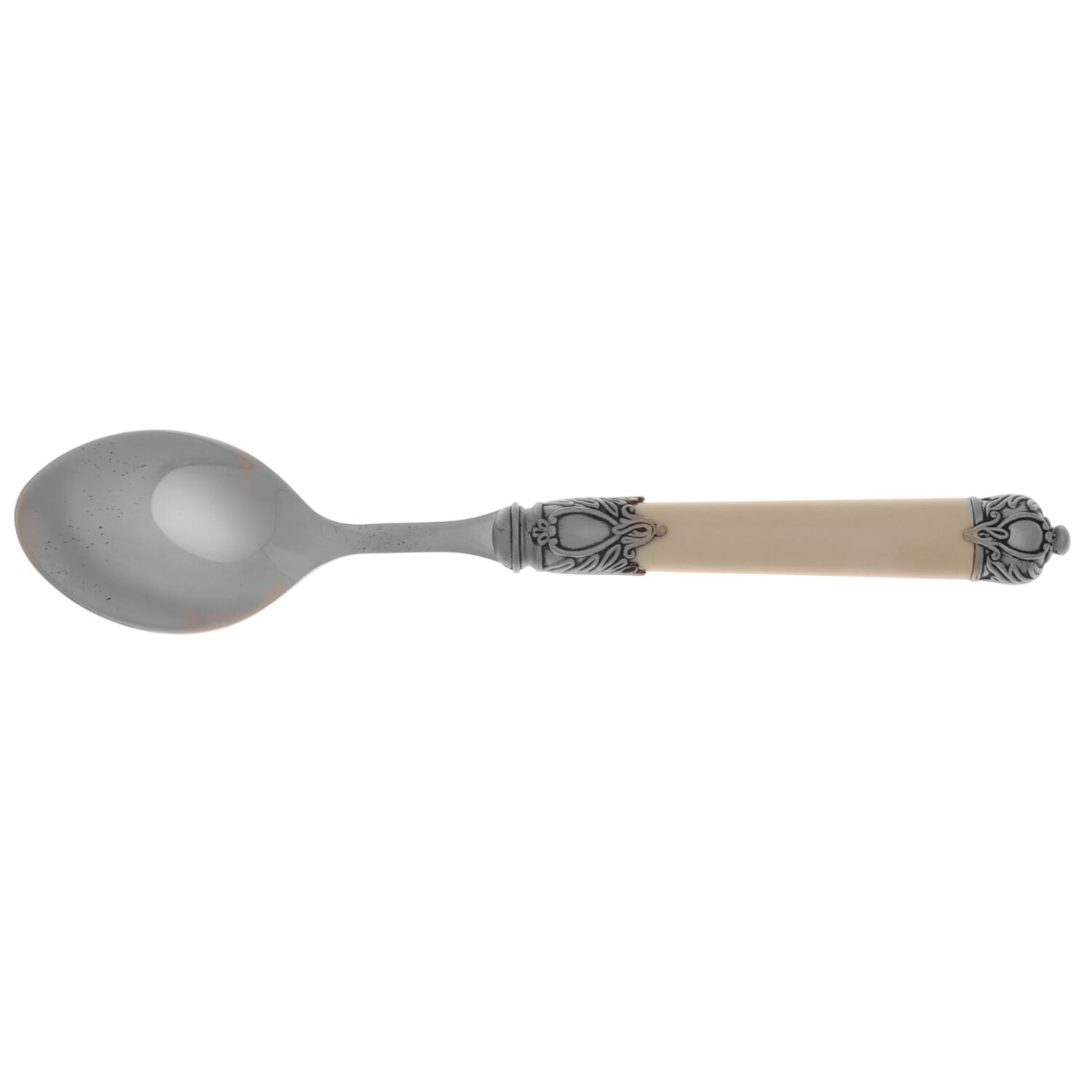 Renaissance-White (Stainless) Place/Oval Soup Spoon by Home Essentials-1