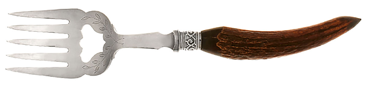 HWB2 (Silverplate) Individual Hollow Fish Fork w/Silverplate Tines by Henry Bosworth-1