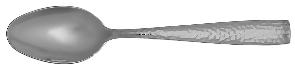 Hammered (Stainless) Place/Oval Soup Spoon by Hudson Essentials-1