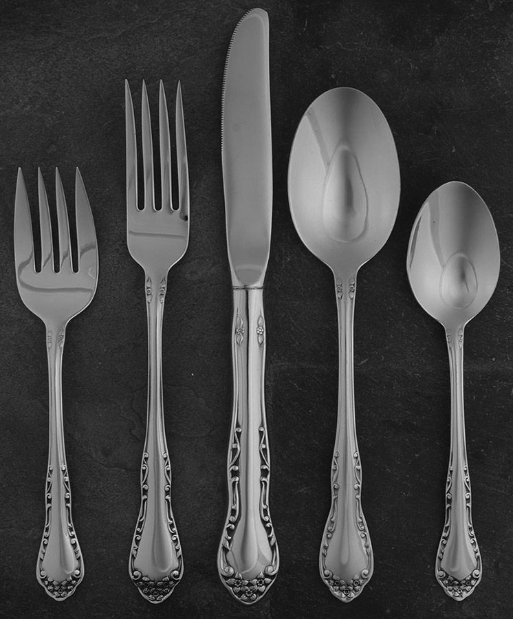 American Look (Stainless) 5 Piece Place Setting by Imperial Intl-1