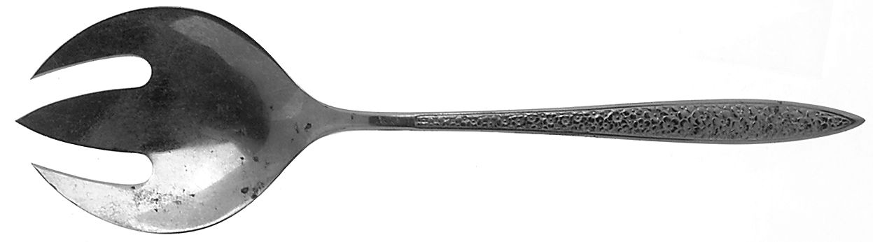 Bright Meadow (Stainless) Medium Solid Cold Meat Serving Fork by Imperial Intl-1