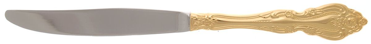 Classic Baroque (Gold Electroplate) Modern Solid Knife by Imperial Intl-1