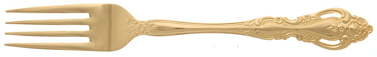 Classic Baroque (Gold Electroplate) Fork by Imperial Intl-1