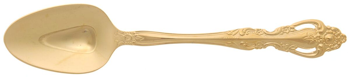 Classic Baroque (Gold Electroplate) Place/Oval Soup Spoon by Imperial Intl-1
