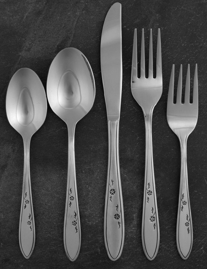 Flower Dance (Stainless) 5 Piece Place Setting by Imperial Intl-1