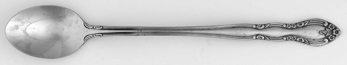 Fleurette (Stainless) Extra Long Handle Iced Tea Spoon by Imperial Intl-1