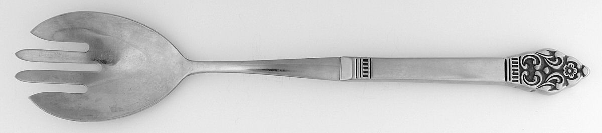 IMI17 (Stainless) Salad Serving Fork with Stainless Prongs by Imperial Intl-1