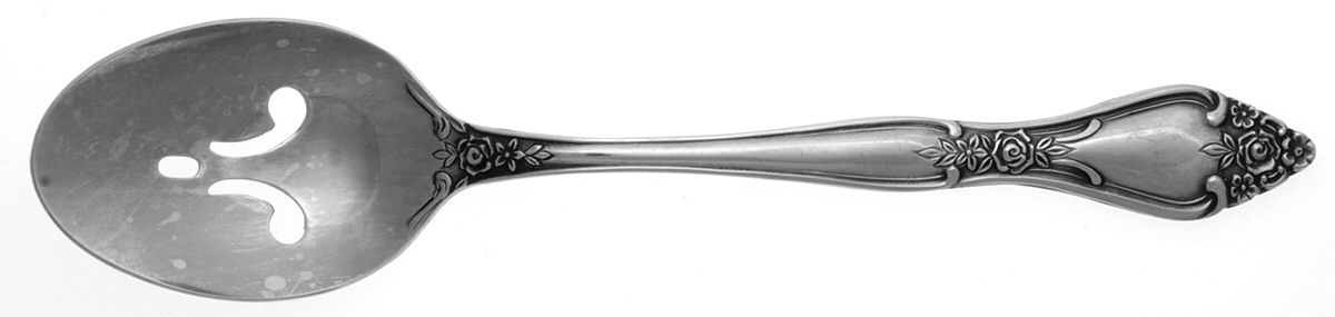 IMI35 (Stainless) Pierced Tablespoon (Serving Spoon) by Imperial Intl-1