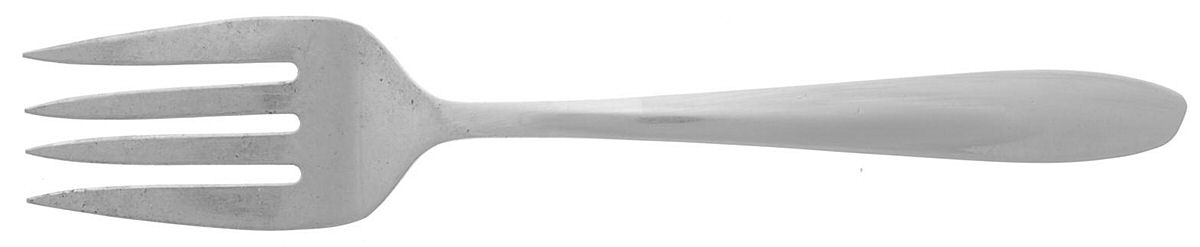 IMI39 (STAINLESS) Medium Solid Cold Meat Serving Fork by Imperial Intl-1