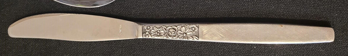 Florentine Floral (Stnlss) Modern Solid Knife by Imperial Intl-1
