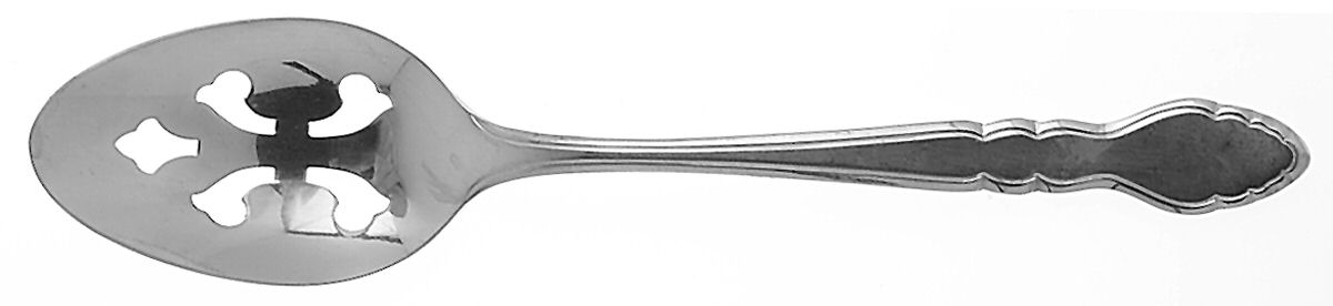 Newfield (Stainless) Pierced Tablespoon (Serving Spoon) by Imperial Intl-1