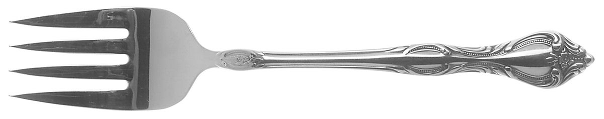 Royal Baroque (Stainless) Medium Solid Cold Meat Serving Fork by Imperial Intl-1