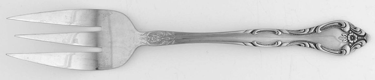 Royal Baroque (Stainless) Medium Solid Cold Meat Serving Fork by Imperial Intl-1