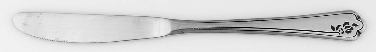 Rose Image (Stainless, Round End) Modern Solid Knife by Imperial Intl-1