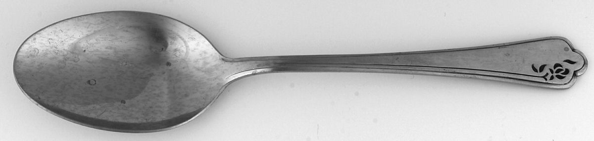 Rose Image (Stainless, Round End) Tablespoon (Serving Spoon) by Imperial Intl-1