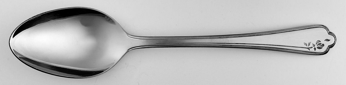 Rose Image (Stainless, Round End) Place/Oval Soup Spoon by Imperial Intl-1