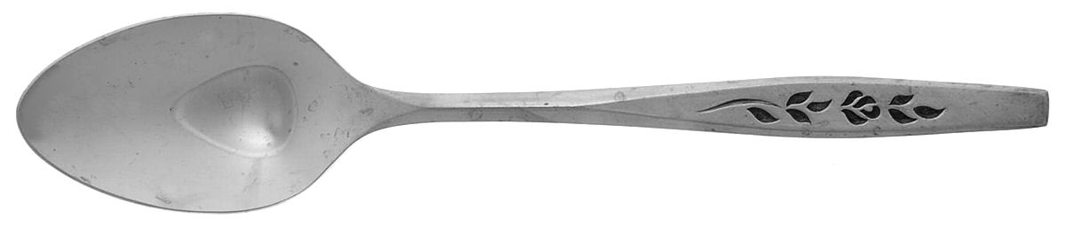 Rose Silhouette (Stainless) Place/Oval Soup Spoon by Imperial Intl-1