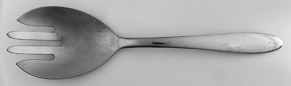 Satina (Stainless) Solid Salad Serving Fork by Imperial Intl-1