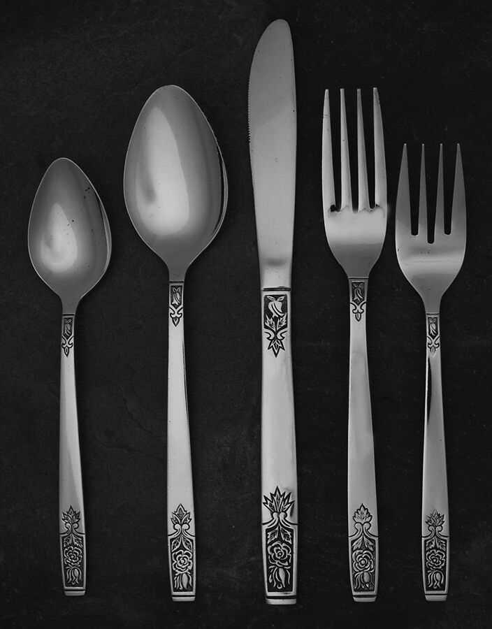 Young Rose (Stainless) 40  Piece Estate Set by Imperial Intl-1