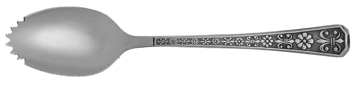 Florenz (Stainless) Fruit/Orange Spoon Individual, Serrated Bowl HC by Interpur-1