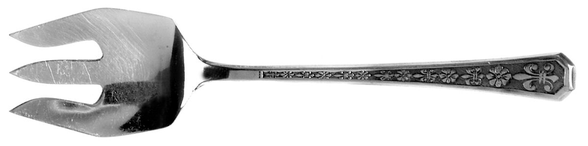 Florenz (Stainless) Medium Solid Cold Meat Serving Fork by Interpur-1