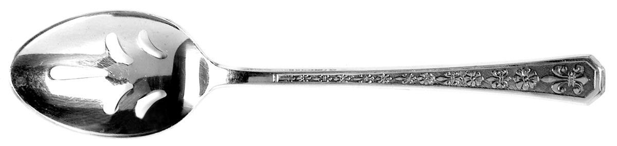 Florenz (Stainless) Pierced Tablespoon (Serving Spoon) by Interpur-1