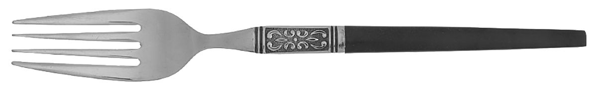 INR19 (Stainless, Brown Handle) Fork by Interpur-1