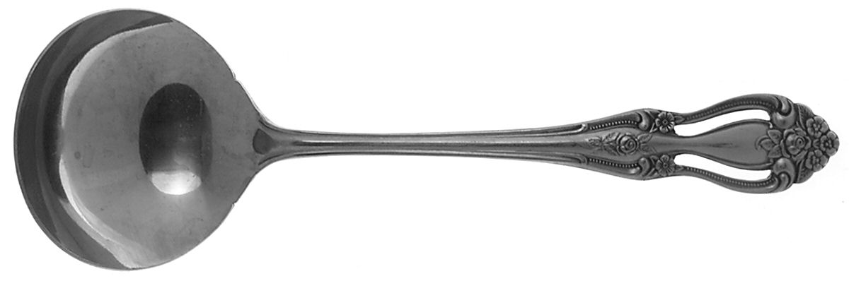INR20 (STAINLESS) Solid Gravy Ladle by Interpur-1