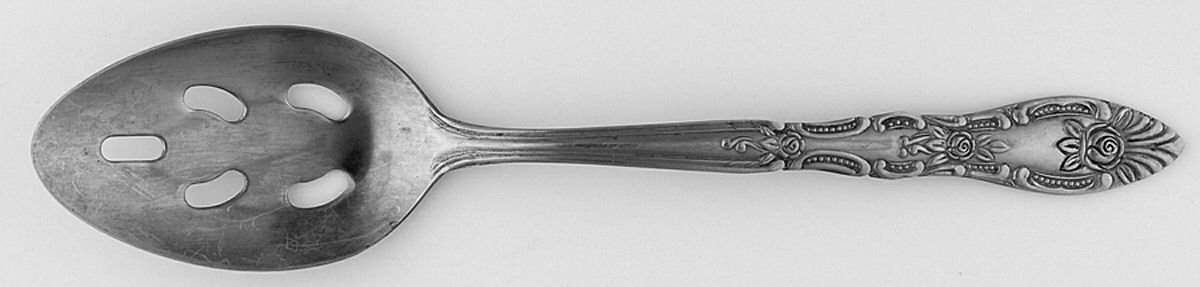 INR26 (STAINLESS) Pierced Tablespoon (Serving Spoon) by Interpur-1