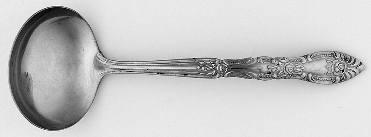 INR26 (STAINLESS) Solid Gravy Ladle by Interpur-1
