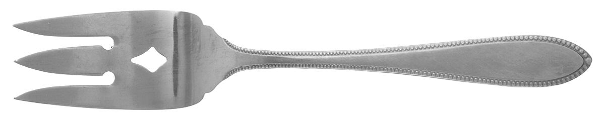 INR5 (STAINLESS) Medium Solid Cold Meat Serving Fork by Interpur-1