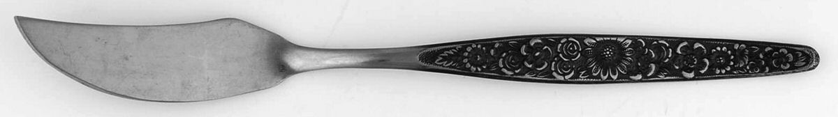 Jardinera (Stainless) Flat Handle Master Butter Knife by Interpur-1