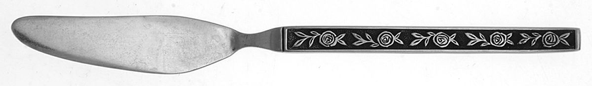 Mexicaly Rose (Stainless) Flat Handle Master Butter Knife by Interpur-1
