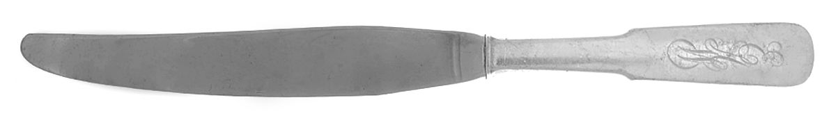 1810 (Sterling, 1930) Monogram Modern Hollow Knife by International Silver-1