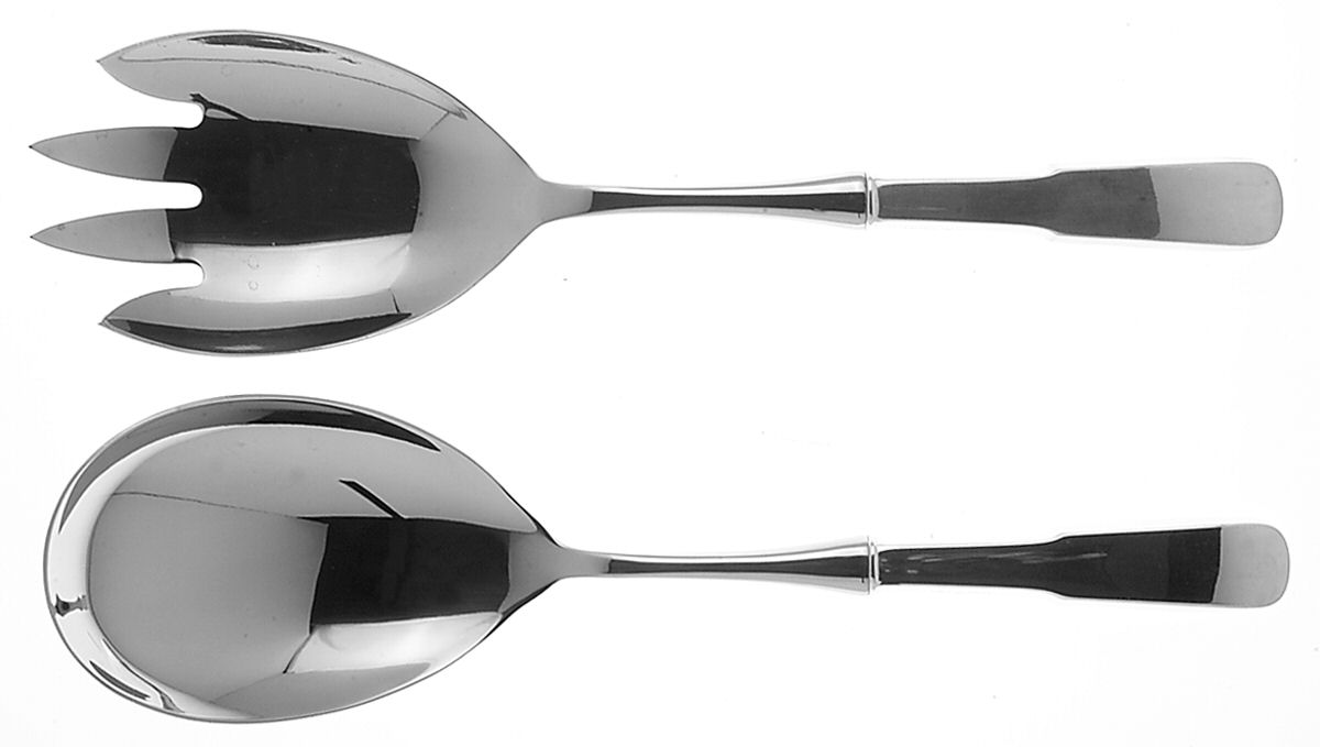 1810 (Sterling, 1930) 2 Pc Salad Set with Stainless Bowl by International Silver-1