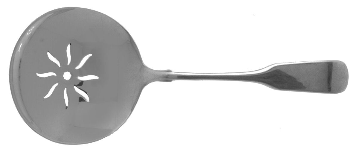 1810 (Sterling, 1930) Solid Bon Bon Spoon with Pierced Bowl by International Silver-1
