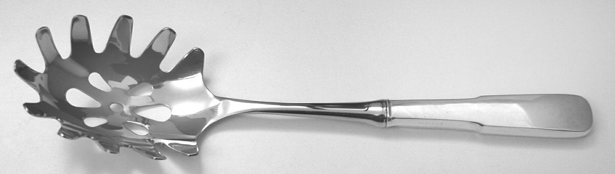 1810 (Sterling, 1930) Pasta Server with Stainless Bowl by International Silver-1